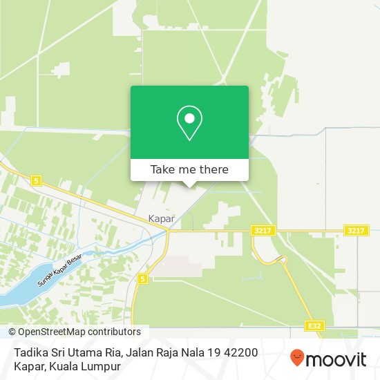 Tadika Sri Utama Ria, Jalan Raja Nala 19 42200 Kapar map