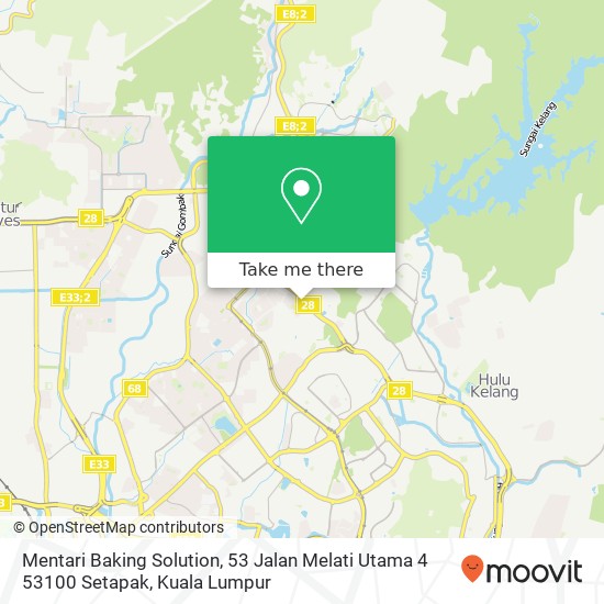 Mentari Baking Solution, 53 Jalan Melati Utama 4 53100 Setapak map