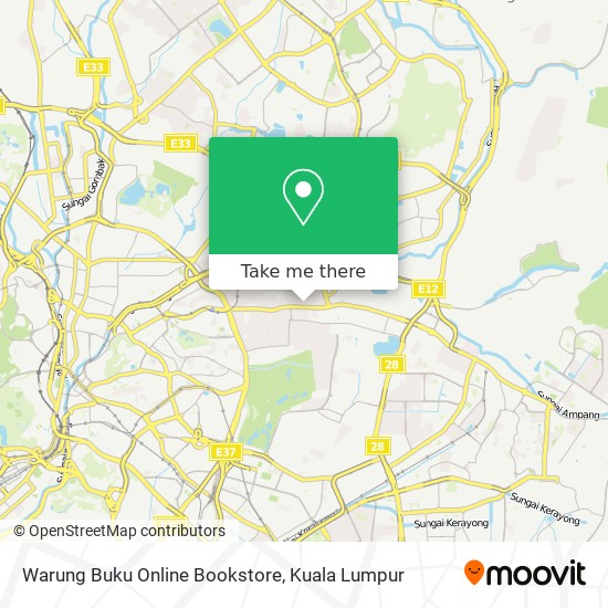 Peta Warung Buku Online Bookstore