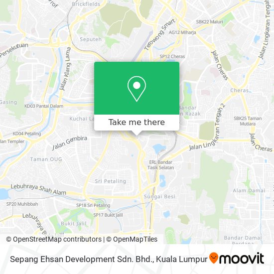 Sepang Ehsan Development Sdn. Bhd. map