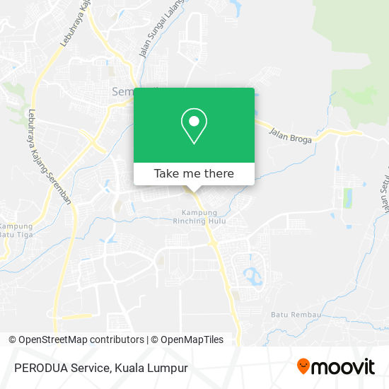 Peta PERODUA Service