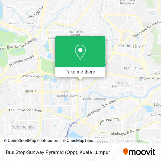 Bus Stop-Sunway Pyramid (Opp) map