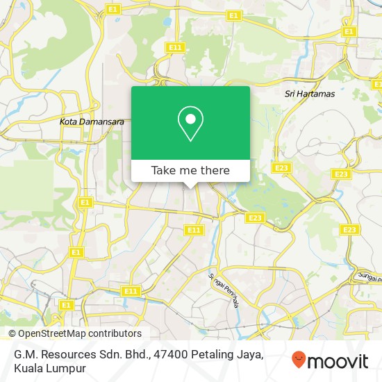 G.M. Resources Sdn. Bhd., 47400 Petaling Jaya map