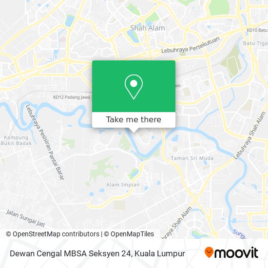 Dewan Cengal MBSA Seksyen 24 map