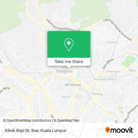 Klinik Bayi Dr. Bee map