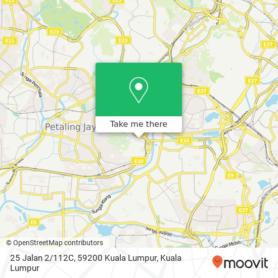 25 Jalan 2 / 112C, 59200 Kuala Lumpur map
