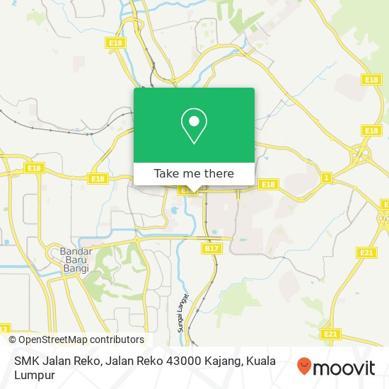 SMK Jalan Reko, Jalan Reko 43000 Kajang map