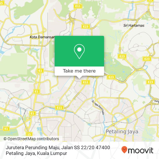 Jurutera Perunding Maju, Jalan SS 22 / 20 47400 Petaling Jaya map