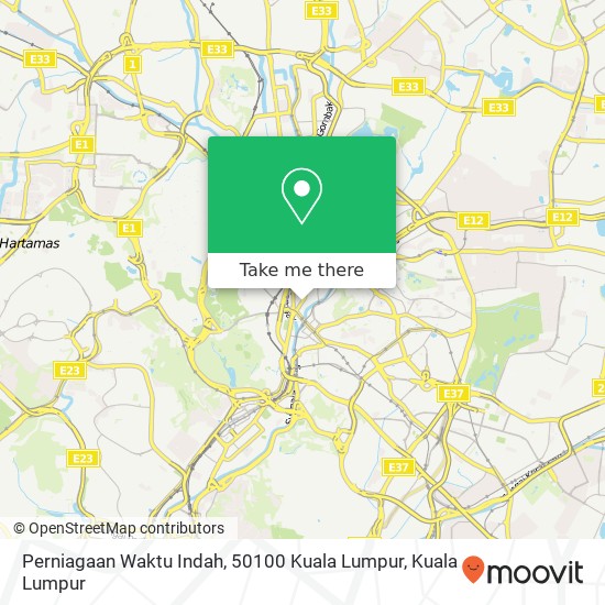 Perniagaan Waktu Indah, 50100 Kuala Lumpur map