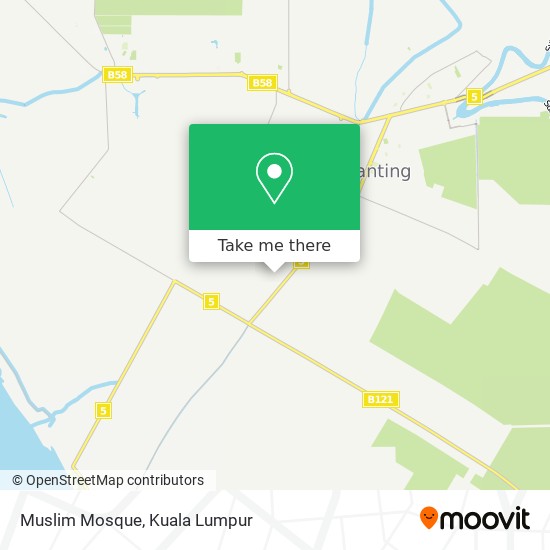 Muslim Mosque map