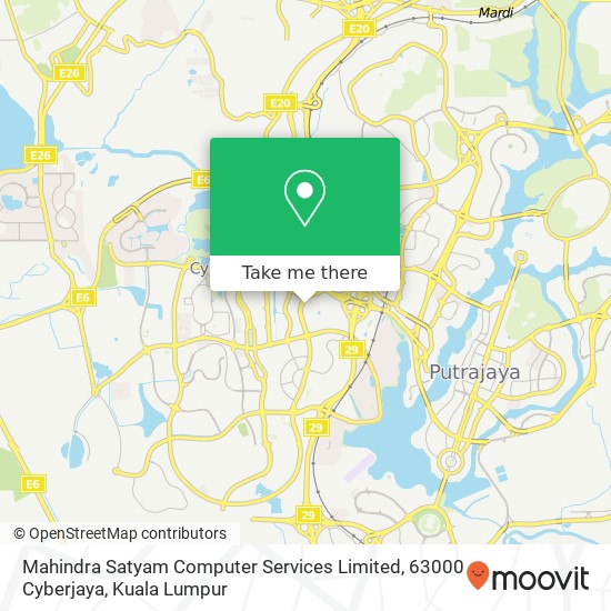 Mahindra Satyam Computer Services Limited, 63000 Cyberjaya map