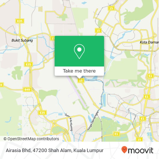 Airasia Bhd, 47200 Shah Alam map