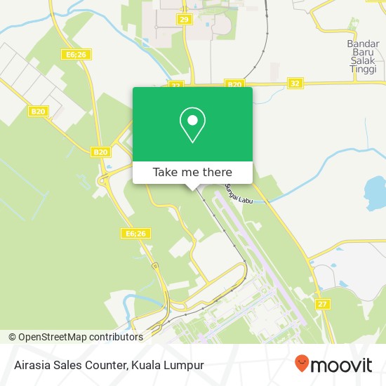 Airasia Sales Counter map