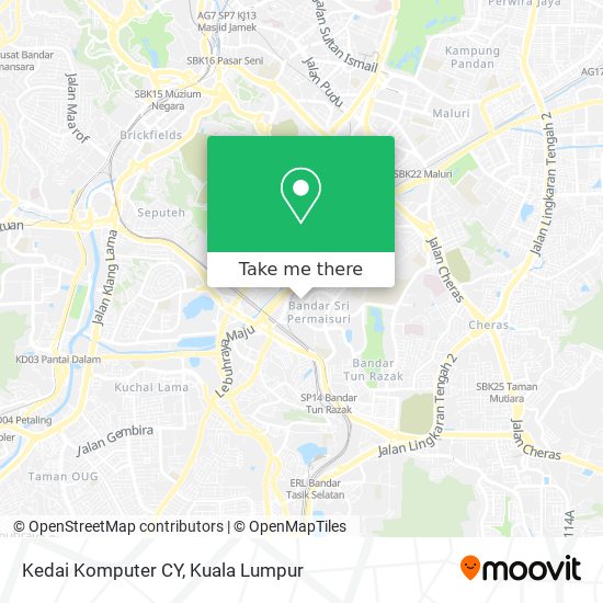 Peta Kedai Komputer CY