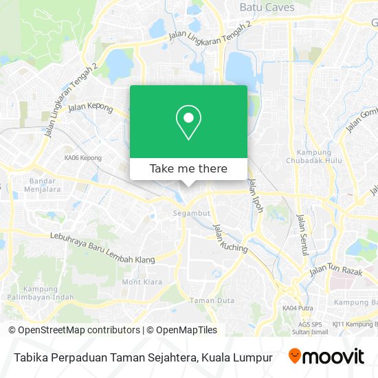 Tabika Perpaduan Taman Sejahtera map