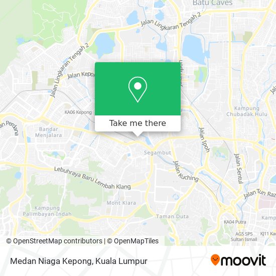 Medan Niaga Kepong map