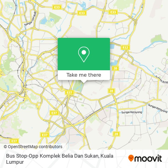 Bus Stop-Opp Komplek Belia Dan Sukan map