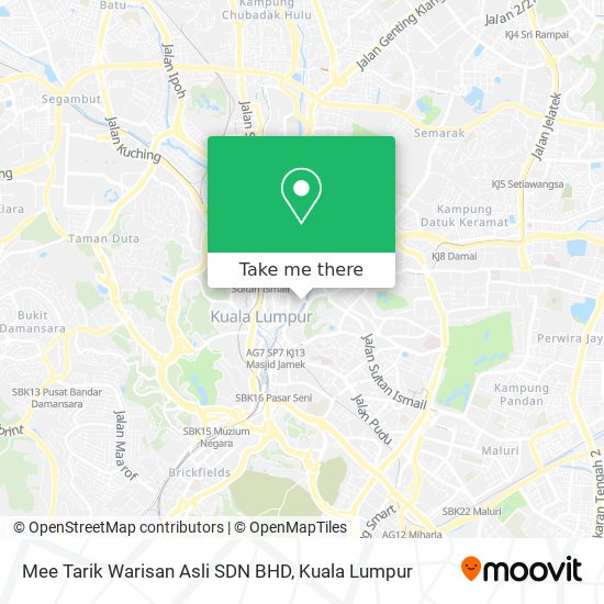 Mee Tarik Warisan Asli SDN BHD map
