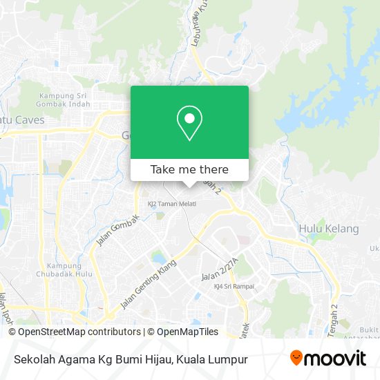 Sekolah Agama Kg Bumi Hijau map