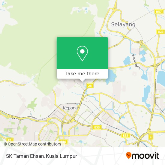 SK Taman Ehsan map