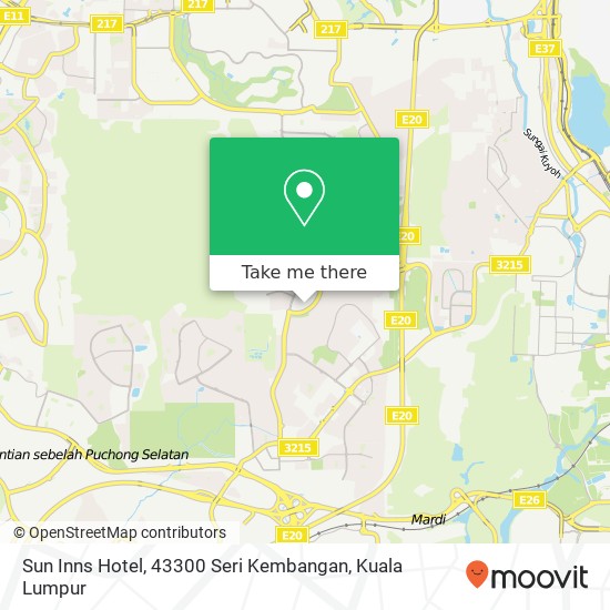 Sun Inns Hotel, 43300 Seri Kembangan map