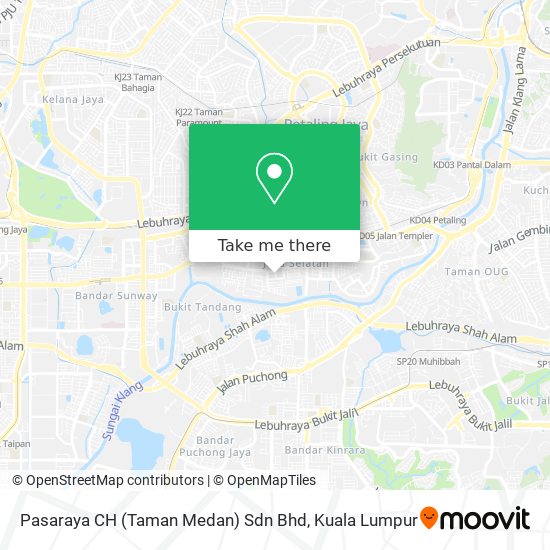 Peta Pasaraya CH (Taman Medan) Sdn Bhd