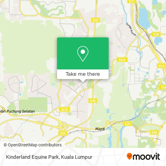Kinderland Equine Park map