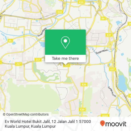 Ev World Hotel Bukit Jalil, 12 Jalan Jalil 1 57000 Kuala Lumpur map