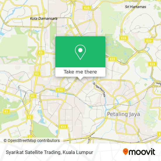 Syarikat Satellite Trading map