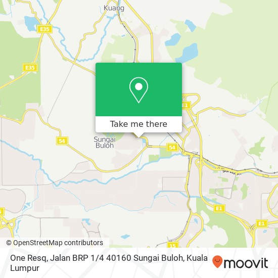 One Resq, Jalan BRP 1 / 4 40160 Sungai Buloh map