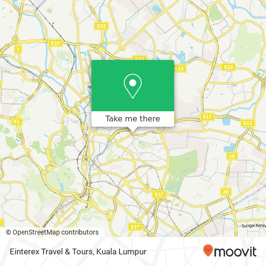 Einterex Travel & Tours map