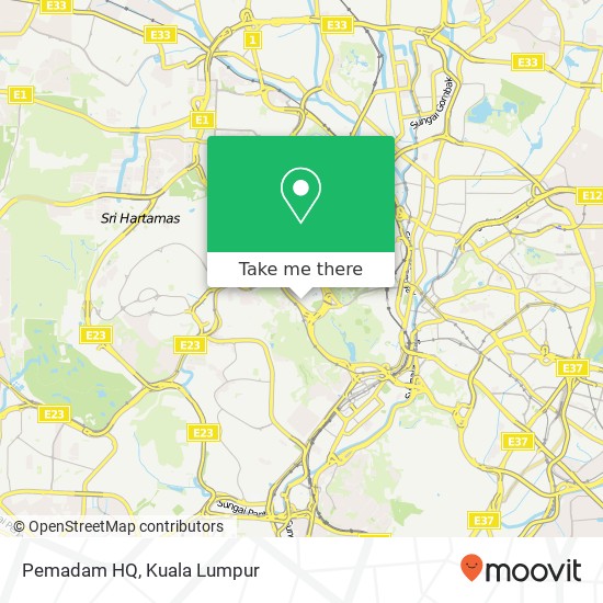 Pemadam HQ map