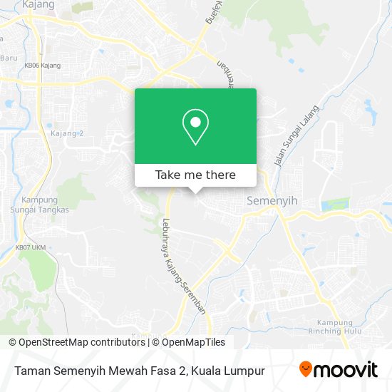 Taman Semenyih Mewah Fasa 2 map