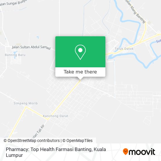 Pharmacy: Top Health Farmasi Banting map