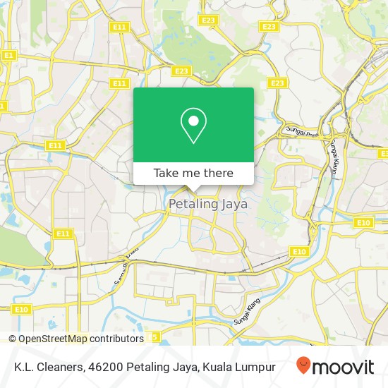 K.L. Cleaners, 46200 Petaling Jaya map