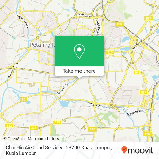 Peta Chin Hin Air-Cond Services, 58200 Kuala Lumpur