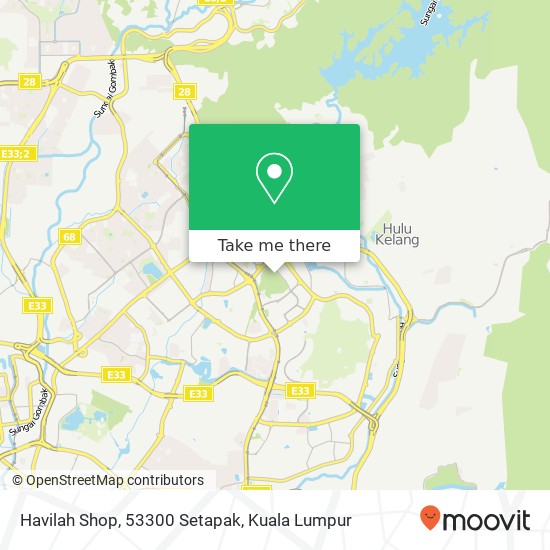 Havilah Shop, 53300 Setapak map