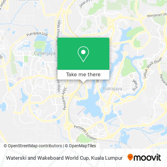Waterski and Wakeboard World Cup map