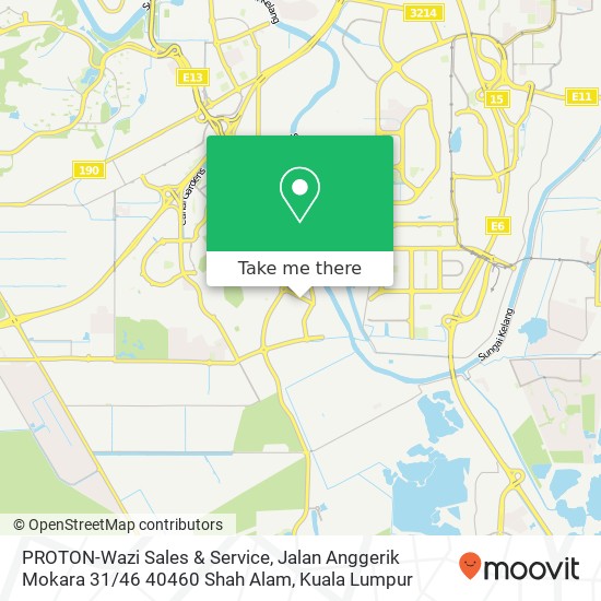 PROTON-Wazi Sales & Service, Jalan Anggerik Mokara 31 / 46 40460 Shah Alam map