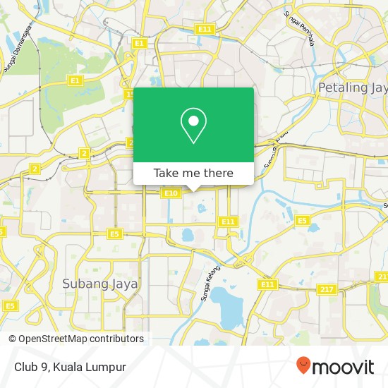 Club 9 map