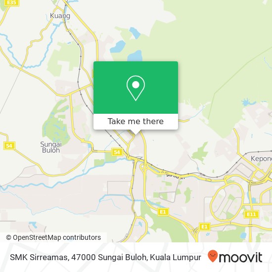 Peta SMK Sirreamas, 47000 Sungai Buloh