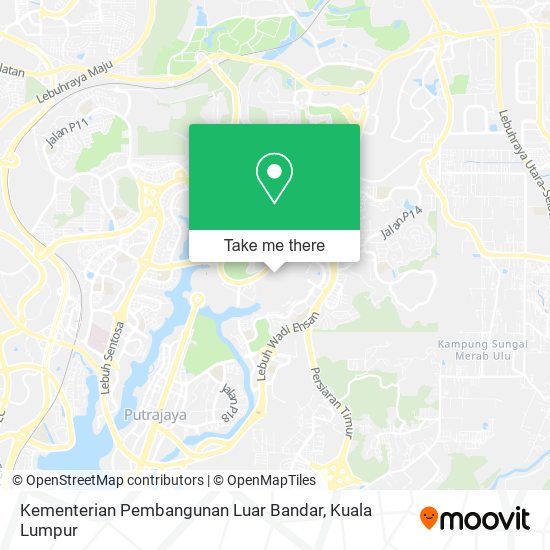 Kementerian Pembangunan Luar Bandar map