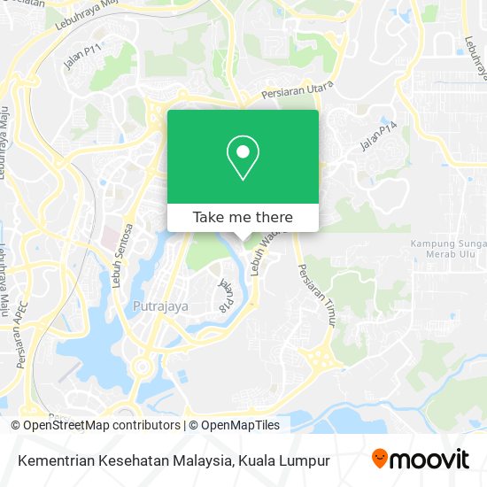 Peta Kementrian Kesehatan Malaysia