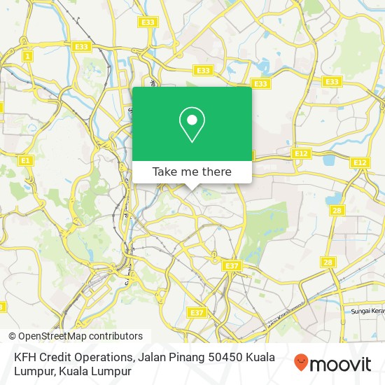 KFH Credit Operations, Jalan Pinang 50450 Kuala Lumpur map