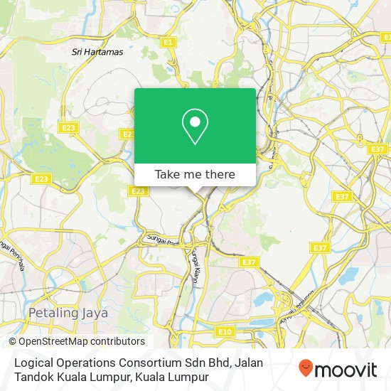 Logical Operations Consortium Sdn Bhd, Jalan Tandok Kuala Lumpur map