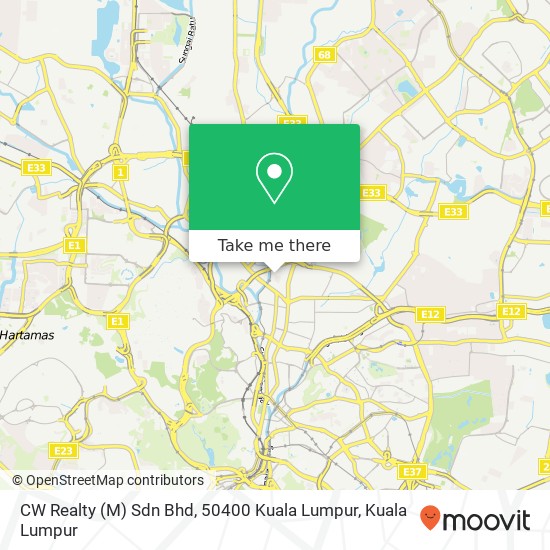 CW Realty (M) Sdn Bhd, 50400 Kuala Lumpur map