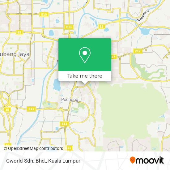 Cworld Sdn. Bhd. map