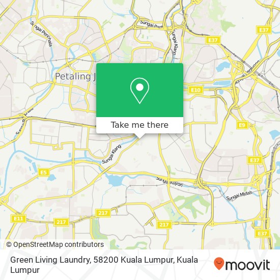 Green Living Laundry, 58200 Kuala Lumpur map