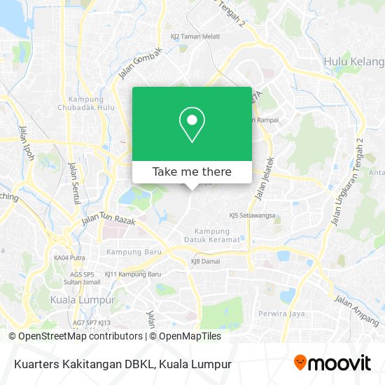 Peta Kuarters Kakitangan DBKL