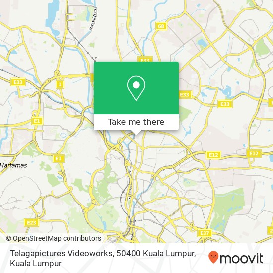 Telagapictures Videoworks, 50400 Kuala Lumpur map